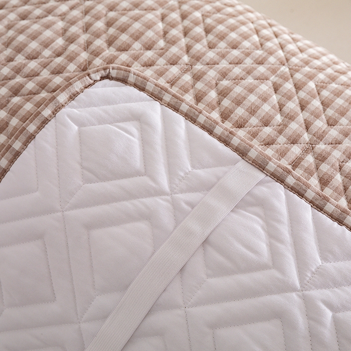 91家纺网 家纺一手货源 找家纺 缦彩 2026新款A类全棉纯棉水洗棉新疆棉花芯枕巾 织里-咖