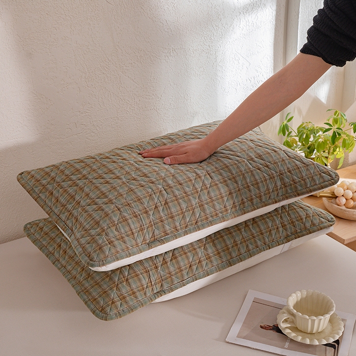 91家纺网 家纺一手货源 找家纺 缦彩 2026新款A类全棉纯棉水洗棉新疆棉花芯枕巾 千寻