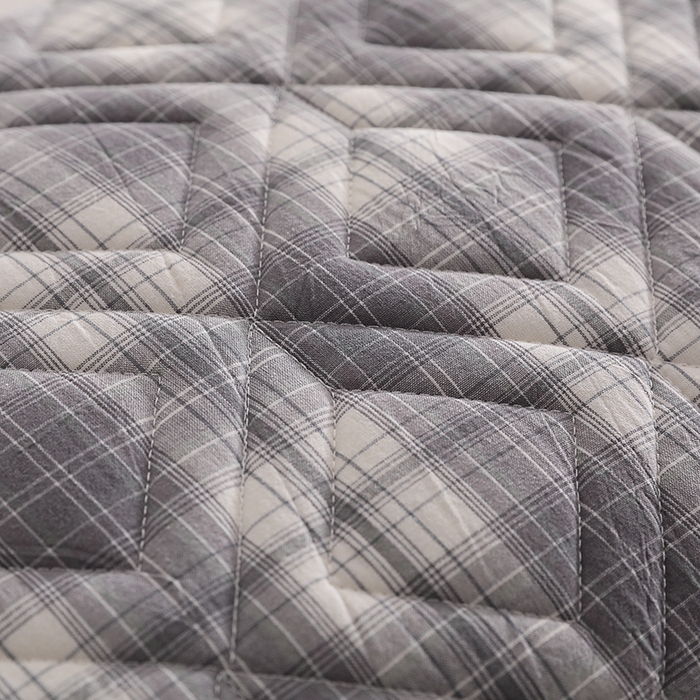 91家纺网 家纺一手货源 找家纺 缦彩 2026新款A类全棉纯棉水洗棉新疆棉花芯枕巾 舒然-灰