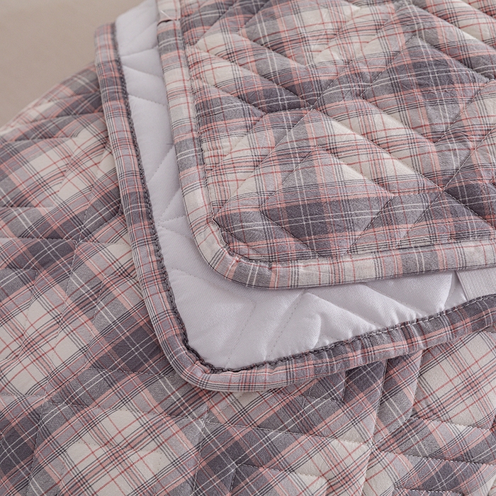 91家纺网 家纺一手货源 找家纺 缦彩 2026新款A类全棉纯棉水洗棉新疆棉花芯枕巾 舒然-粉