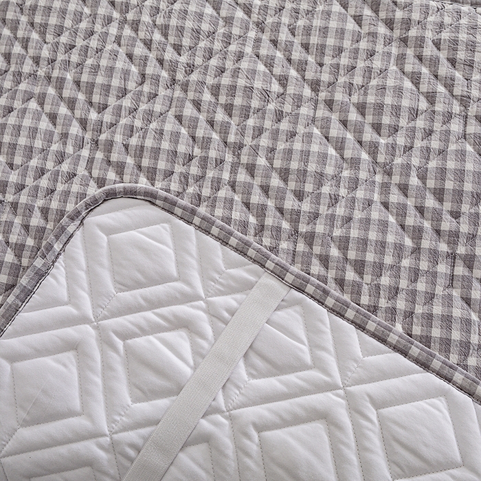 91家纺网 家纺一手货源 找家纺 缦彩 2026新款A类全棉纯棉水洗棉新疆棉花芯枕巾 织里-灰