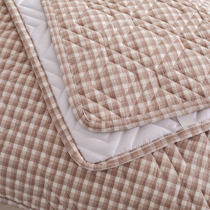 91家纺网 家纺一手货源 找家纺 缦彩 2026新款A类全棉纯棉水洗棉新疆棉花芯枕巾 织里-咖