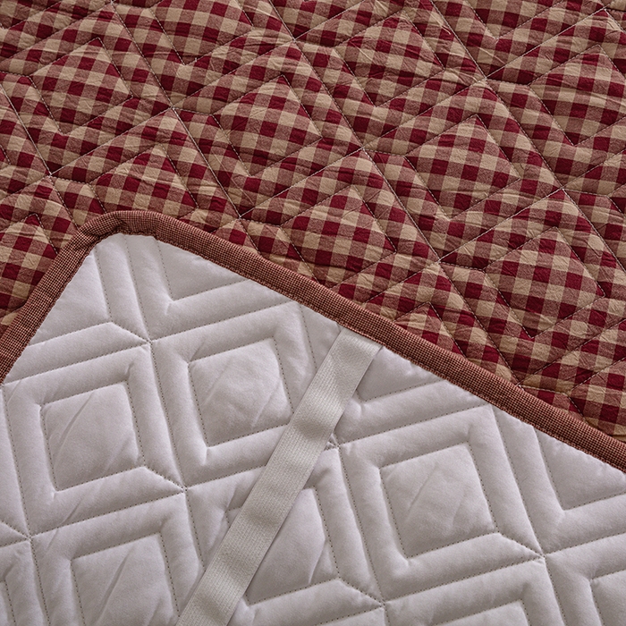 91家纺网 家纺一手货源 找家纺 缦彩 2026新款A类全棉纯棉水洗棉新疆棉花芯枕巾 星茴-红