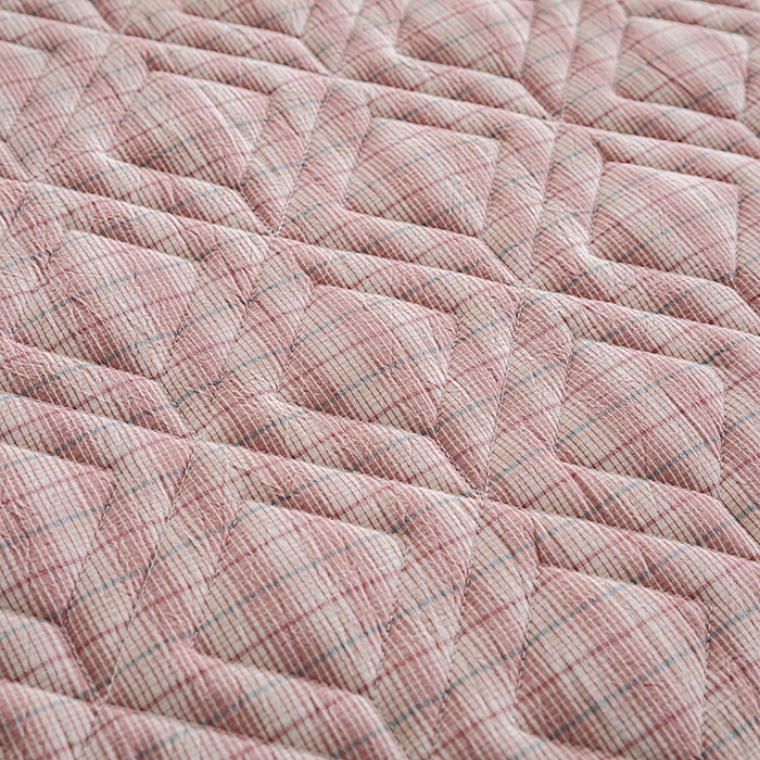 91家纺网 家纺一手货源 找家纺 缦彩 2026新款A类全棉纯棉水洗棉新疆棉花芯枕巾 如约-粉