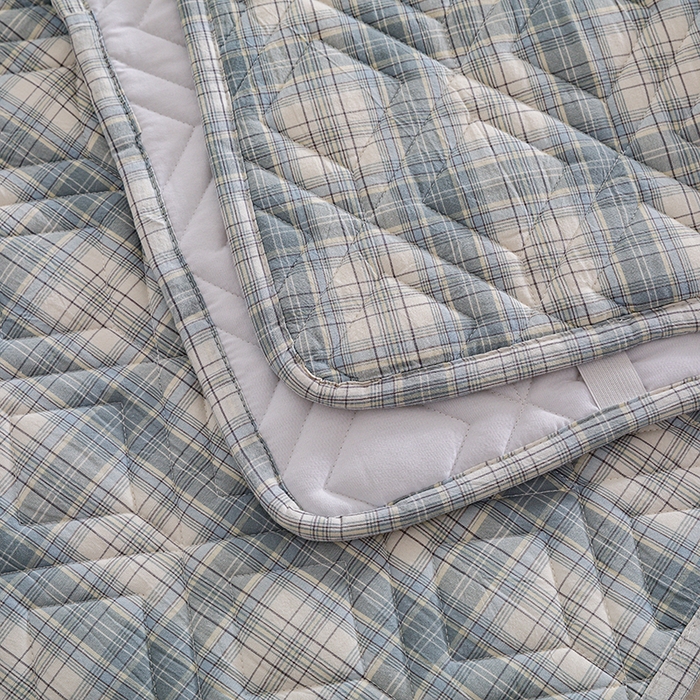 91家纺网 家纺一手货源 找家纺 缦彩 2026新款A类全棉纯棉水洗棉新疆棉花芯枕巾 舒然-兰