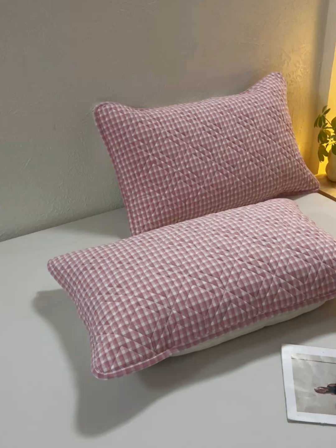 91家纺网 家纺一手货源 找家纺 缦彩 2026新款A类全棉纯棉水洗棉新疆棉花芯枕巾 织里-粉