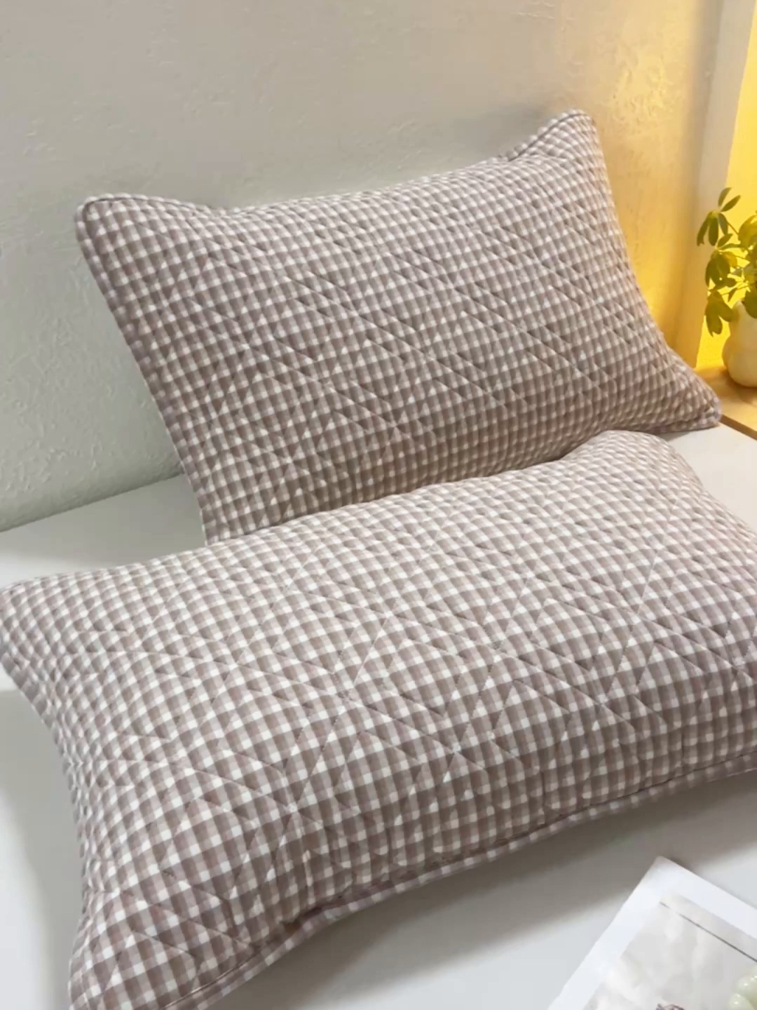 91家纺网 家纺一手货源 找家纺 缦彩 2026新款A类全棉纯棉水洗棉新疆棉花芯枕巾 织里-咖