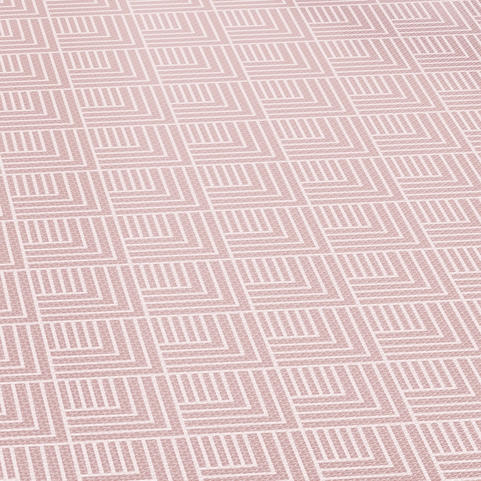 91家纺网 家纺一手货源 找家纺 永旺家纺 2026新款A类菱形格冰丝席凉席席子 粉色