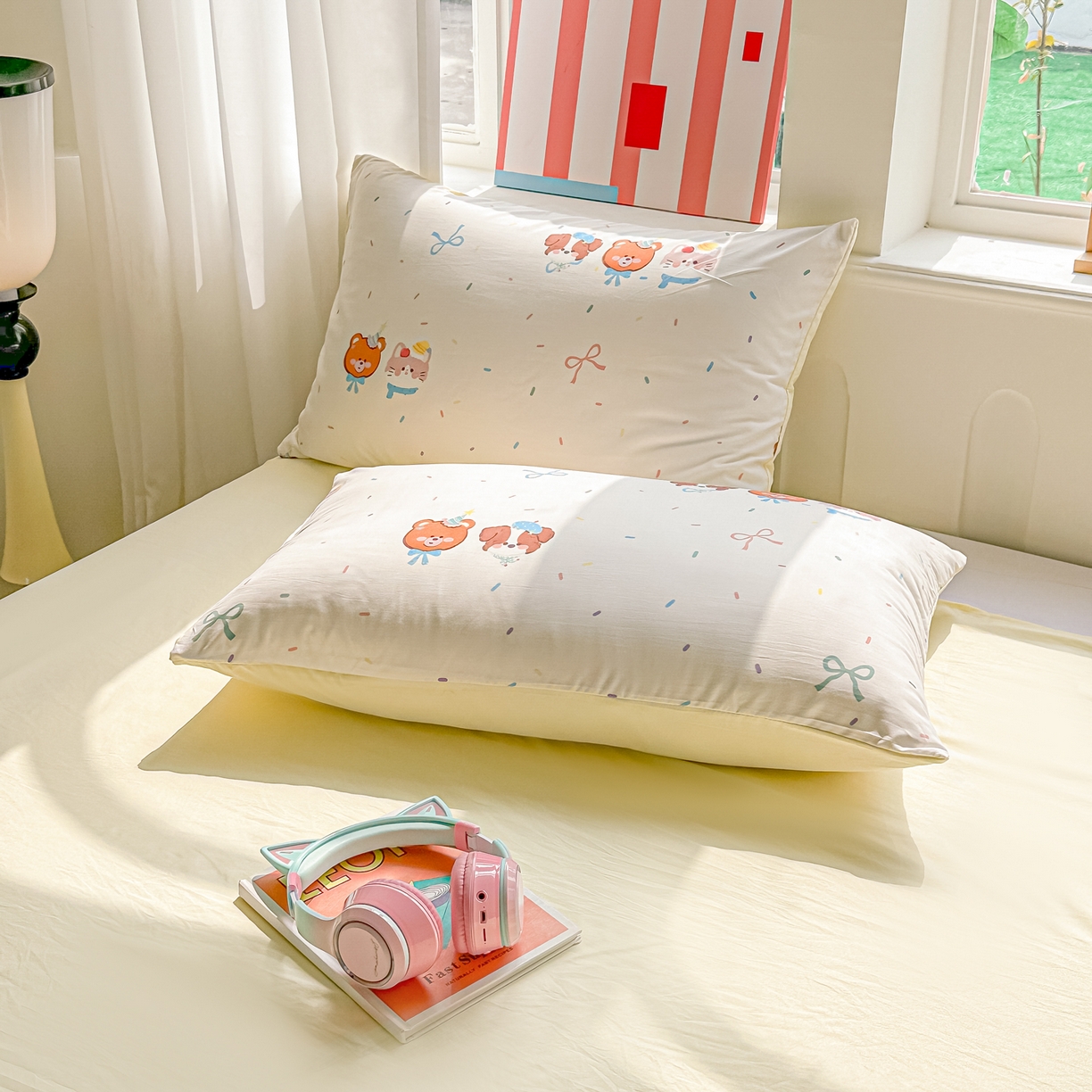 91家纺网 家纺一手货源 找家纺 （总）颜选 2026新款水洗棉夏被夏凉被空调被四件套