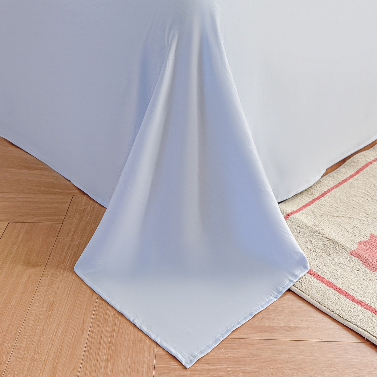 91家纺网 家纺一手货源 找家纺 颜选 2026新款水洗棉夏被夏凉被空调被四件套 空调被幸运奶芙猫