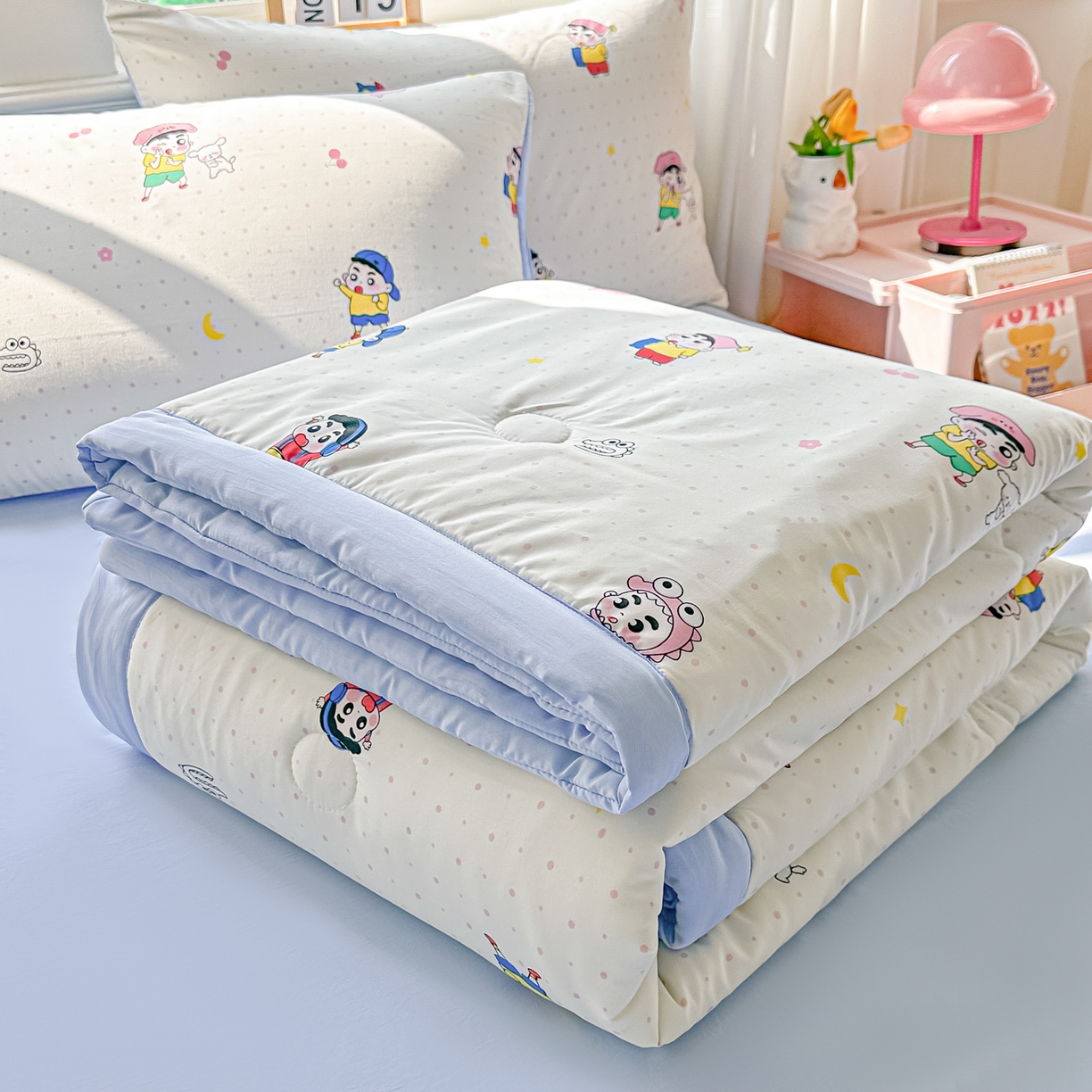 91家纺网 家纺一手货源 找家纺 （总）颜选 2026新款水洗棉夏被夏凉被空调被四件套