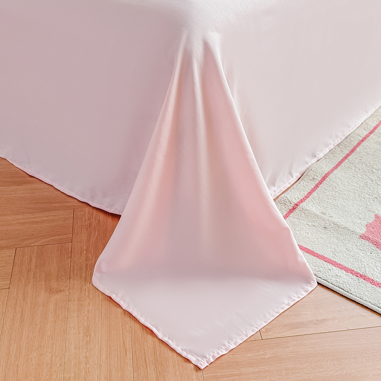 91家纺网 家纺一手货源 找家纺 颜选 2026新款水洗棉夏被夏凉被空调被四件套 空调被少女萌宠