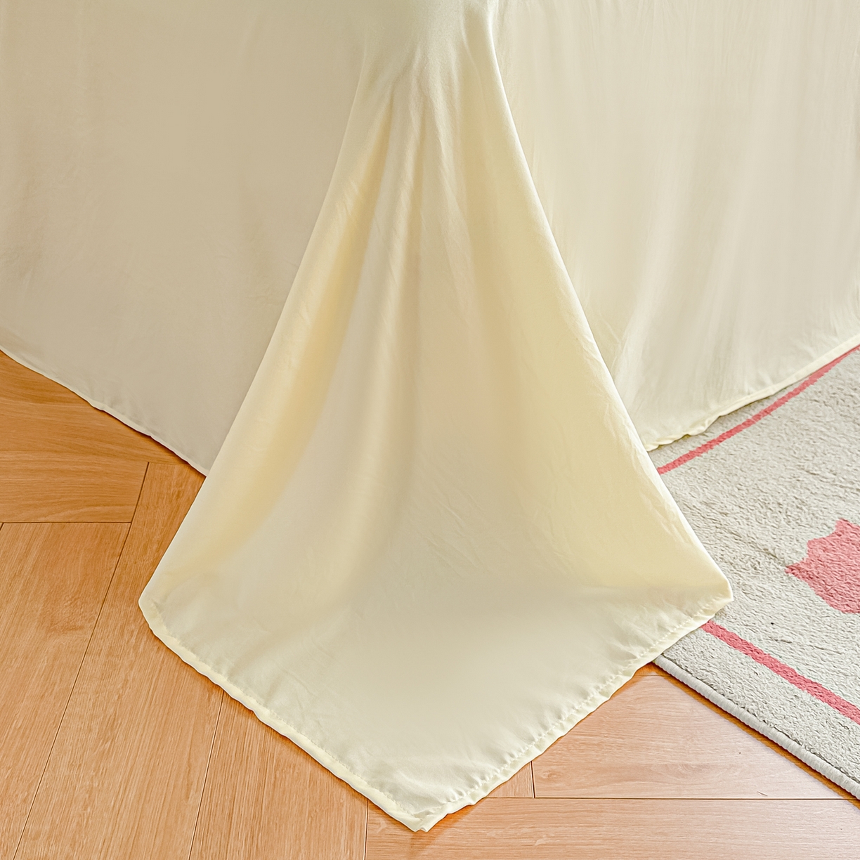 91家纺网 家纺一手货源 找家纺 颜选 2026新款水洗棉夏被夏凉被空调被四件套 空调被萌熊结趣