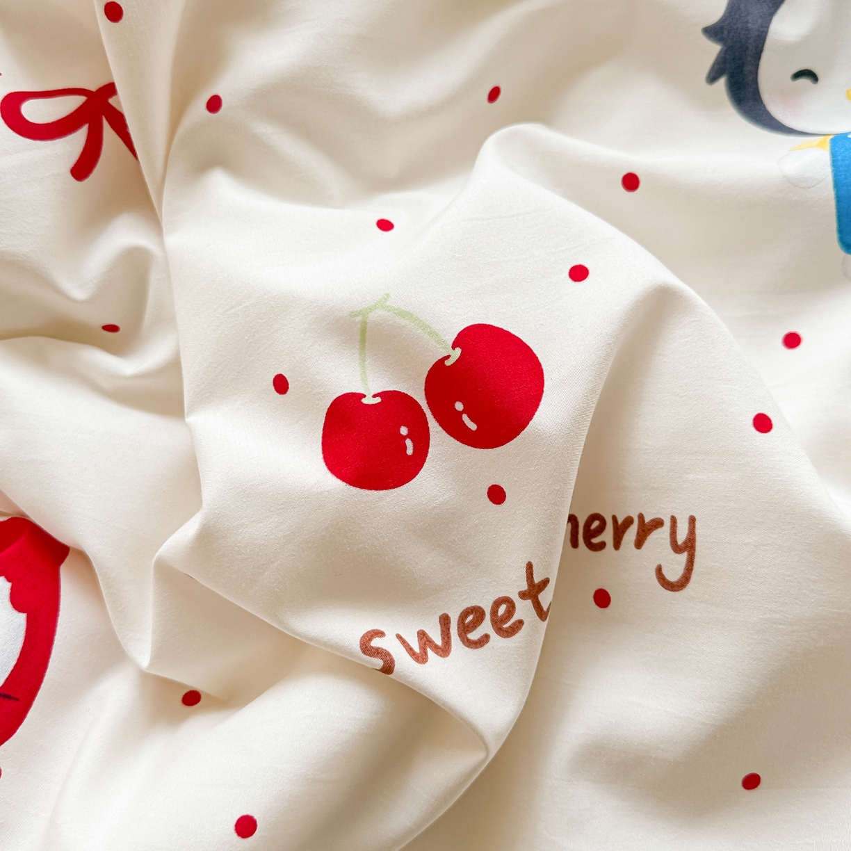 91家纺网 家纺一手货源 找家纺 颜选 2026新款水洗棉夏被夏凉被空调被四件套 空调被甜心小红帽