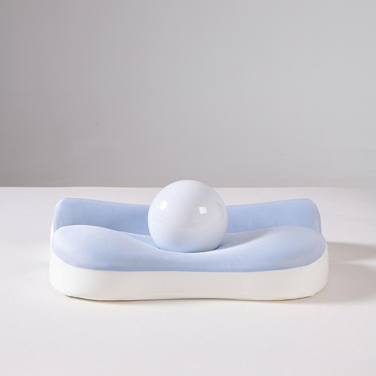 91家纺网 家纺一手货源 找家纺 （总）圣靓家纺 2026新款零压助眠深睡牵引枕二合一组合款记忆棉枕枕头枕芯