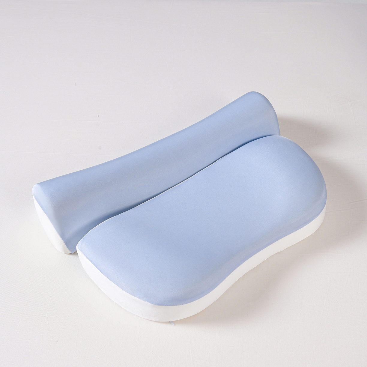 91家纺网 家纺一手货源 找家纺 （总）圣靓家纺 2026新款零压助眠深睡牵引枕二合一组合款记忆棉枕枕头枕芯