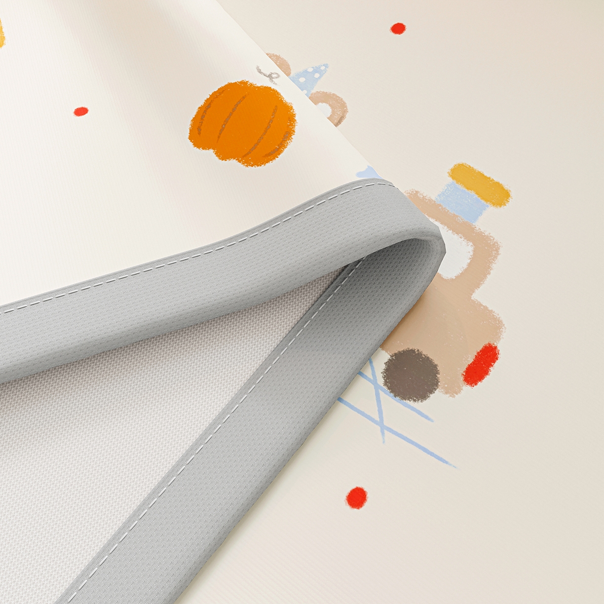 91家纺网 家纺一手货源 找家纺 奇丝雅 2026A类数码印花大版卡通冰丝凉席家用双人冰丝席可机洗单人学生宿舍夏天空调软席 萌宝小火车【三明治网底】