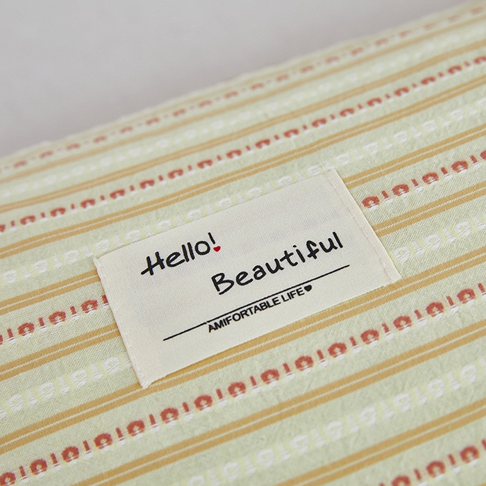 91家纺网 家纺一手货源 找家纺 梦叶草 2026新款新款全棉色织提花拼色护颈荞麦枕  枕头枕芯 全棉色织提花拼色护颈荞麦枕-黄色