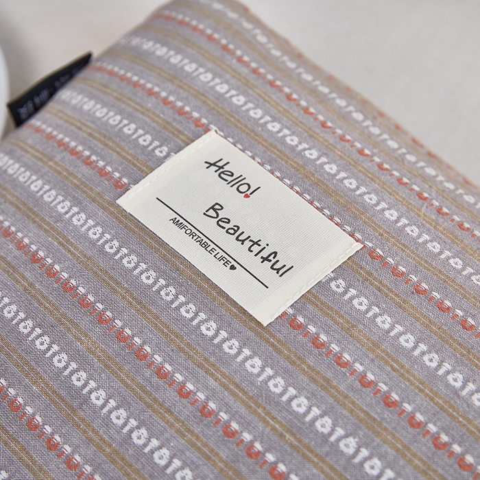 91家纺网 家纺一手货源 找家纺 梦叶草 2026新款新款全棉色织提花拼色护颈荞麦枕  枕头枕芯 全棉色织提花拼色护颈荞麦枕-咖色