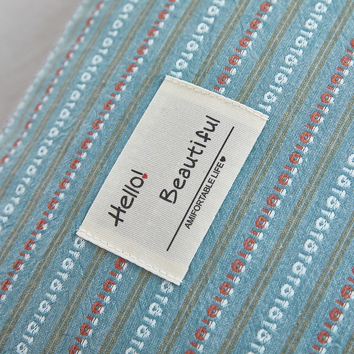 91家纺网 家纺一手货源 找家纺 梦叶草 2026新款新款全棉色织提花拼色护颈荞麦枕  枕头枕芯 全棉色织提花拼色护颈荞麦枕-蓝灰