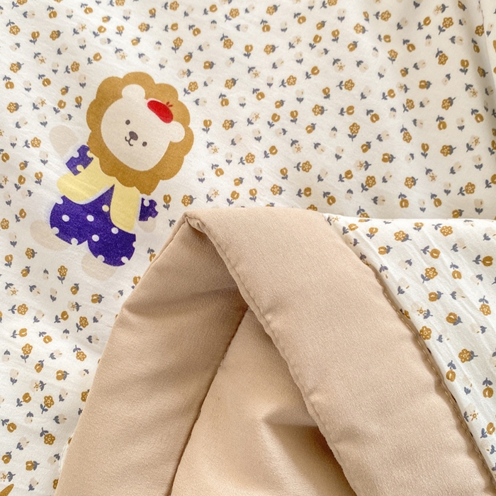 91家纺网 家纺一手货源 找家纺 憨豆家纺 2026新款云朵棉被水洗棉印花新疆棉花夏被夏凉被空调被子直播被芯（常年有货） 小狮子