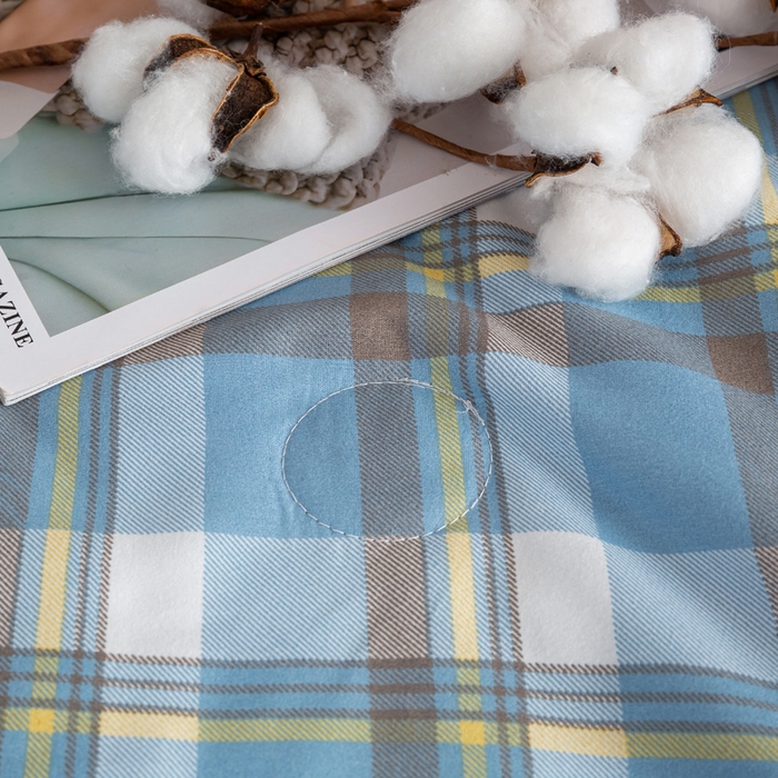 91家纺网 家纺一手货源 找家纺 （总）憨豆家纺 2026新款无印风水洗棉新疆棉花夏被格子夏凉被空调被子直播被芯