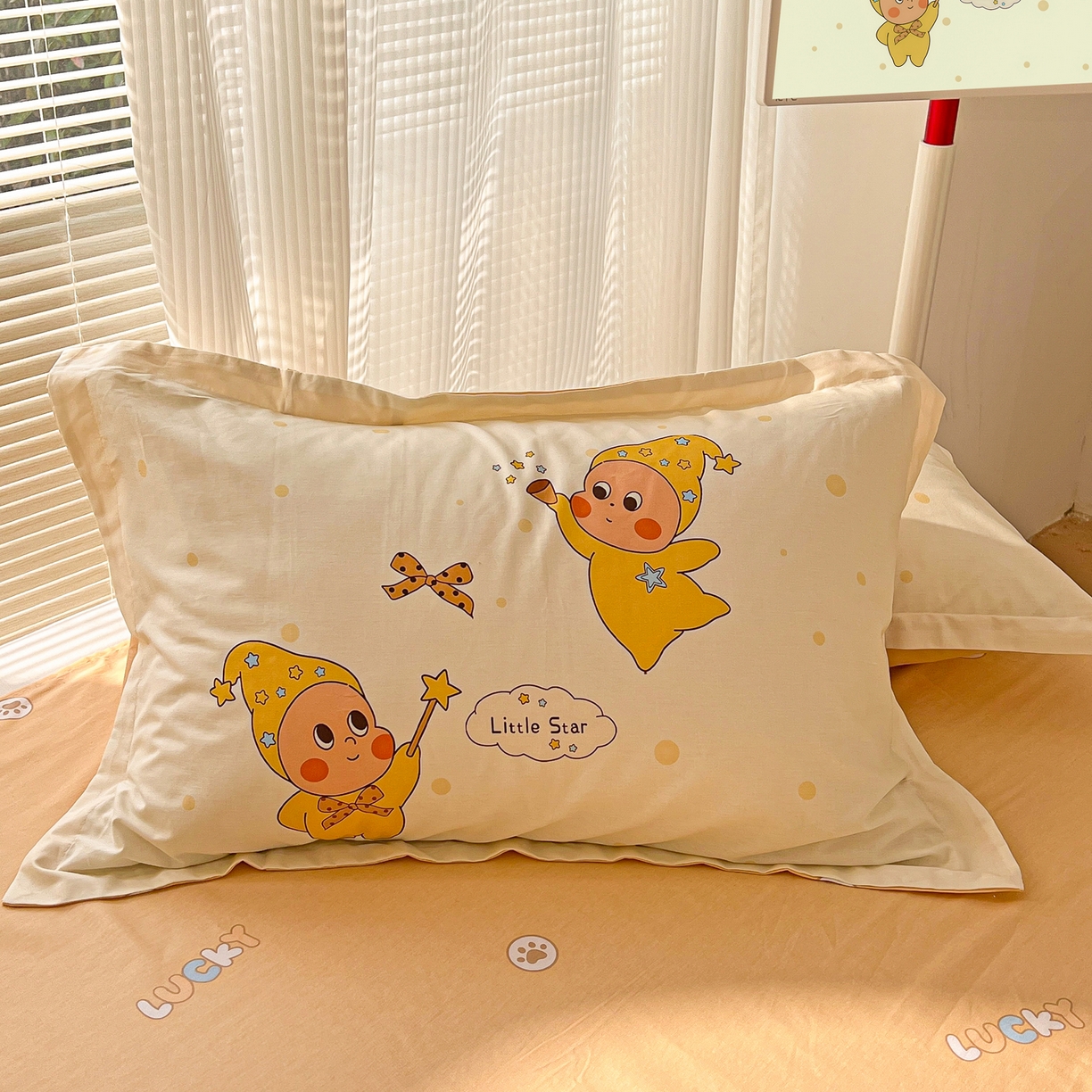 91家纺网 家纺一手货源 找家纺 浩诚 2026新款星星人全棉纯棉卡通四件套（汇总） 小星人