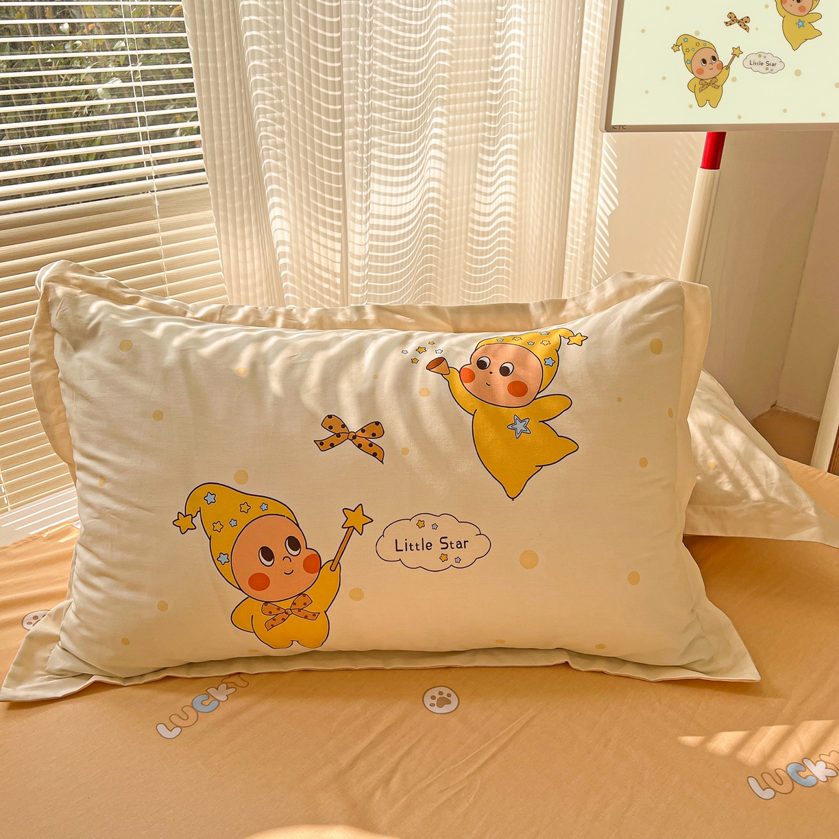 91家纺网 家纺一手货源 找家纺 浩诚 2026新款星星人全棉纯棉卡通四件套（汇总） 星空