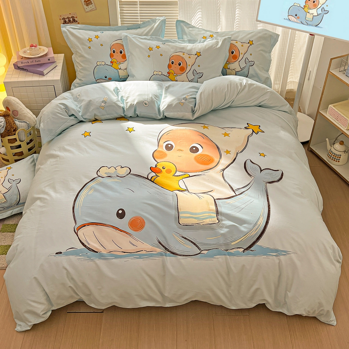 浩诚 2026新款星星人全棉纯棉卡通四件套（汇总） 星游