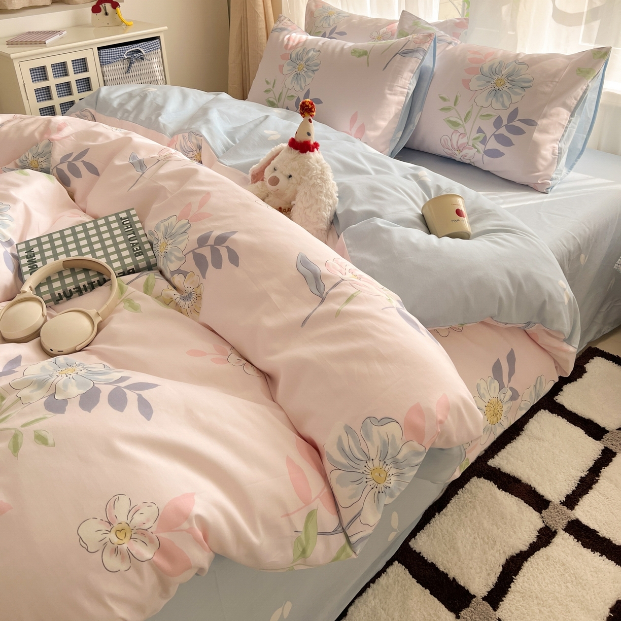 91家纺网 家纺一手货源 找家纺 （总）漫时光 2026新款全棉纯棉印花四件套