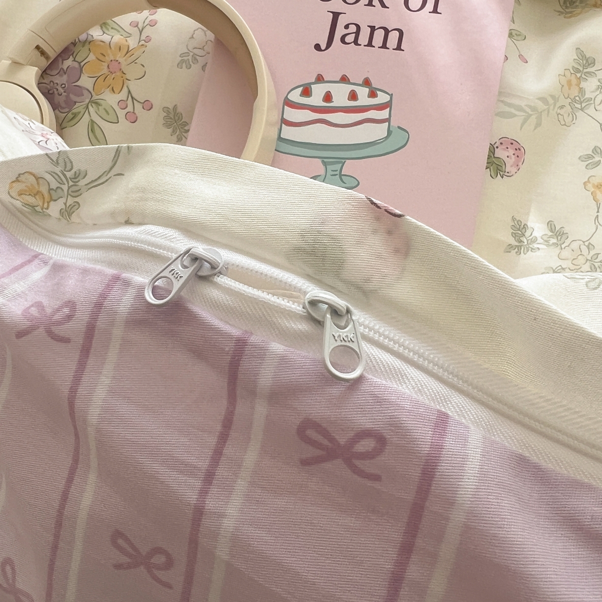 91家纺网 家纺一手货源 找家纺 漫时光 2026新款全棉纯棉印花四件套 花间集