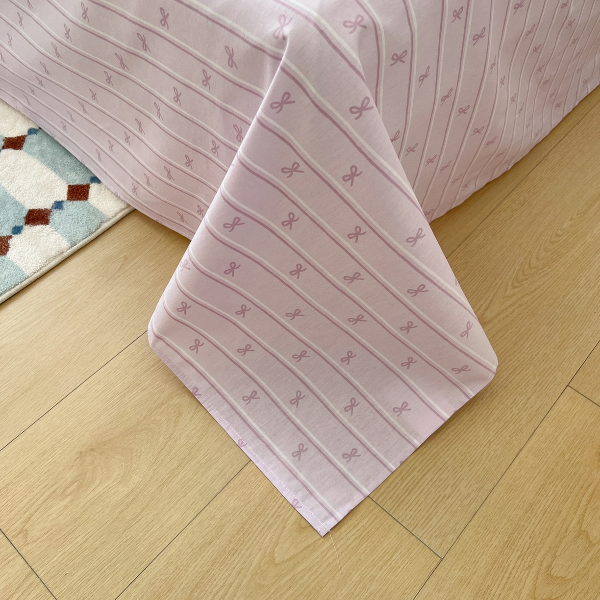 91家纺网 家纺一手货源 找家纺 漫时光 2026新款全棉纯棉印花四件套 花梦境