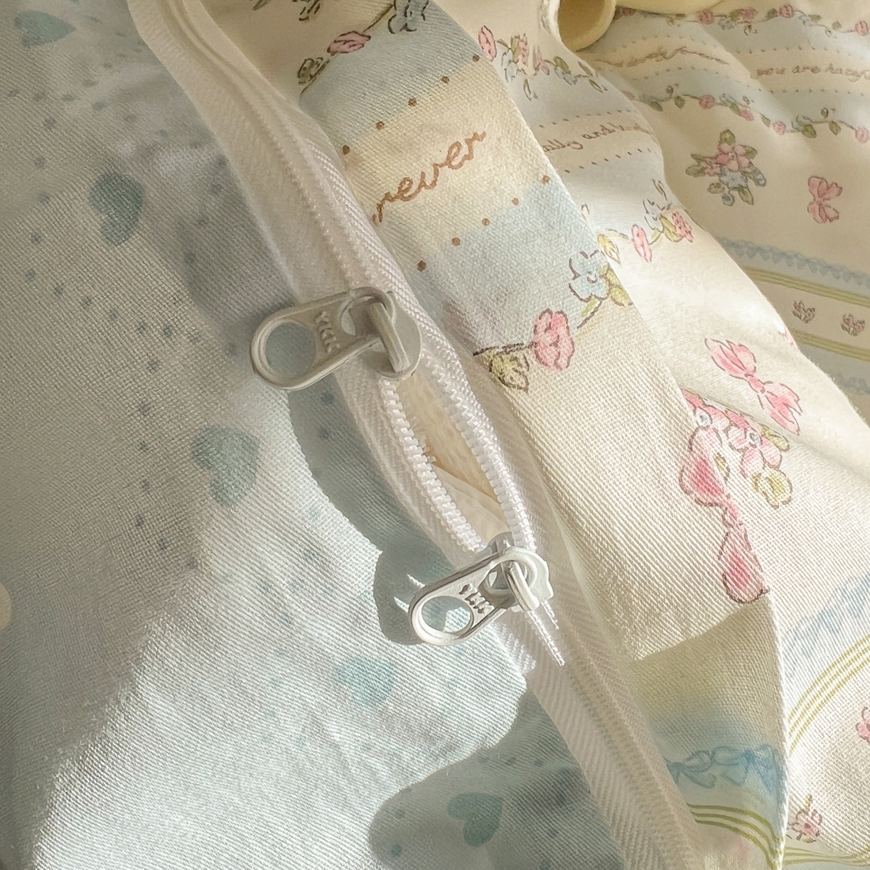 91家纺网 家纺一手货源 找家纺 漫时光 2026新款全棉纯棉印花四件套 花颜