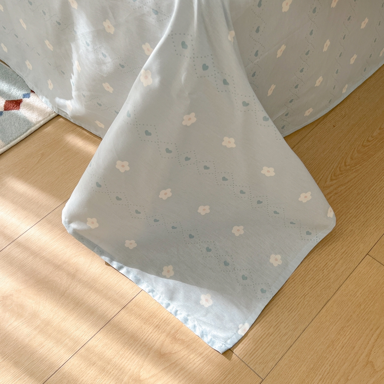 91家纺网 家纺一手货源 找家纺 漫时光 2026新款全棉纯棉印花四件套 花颜