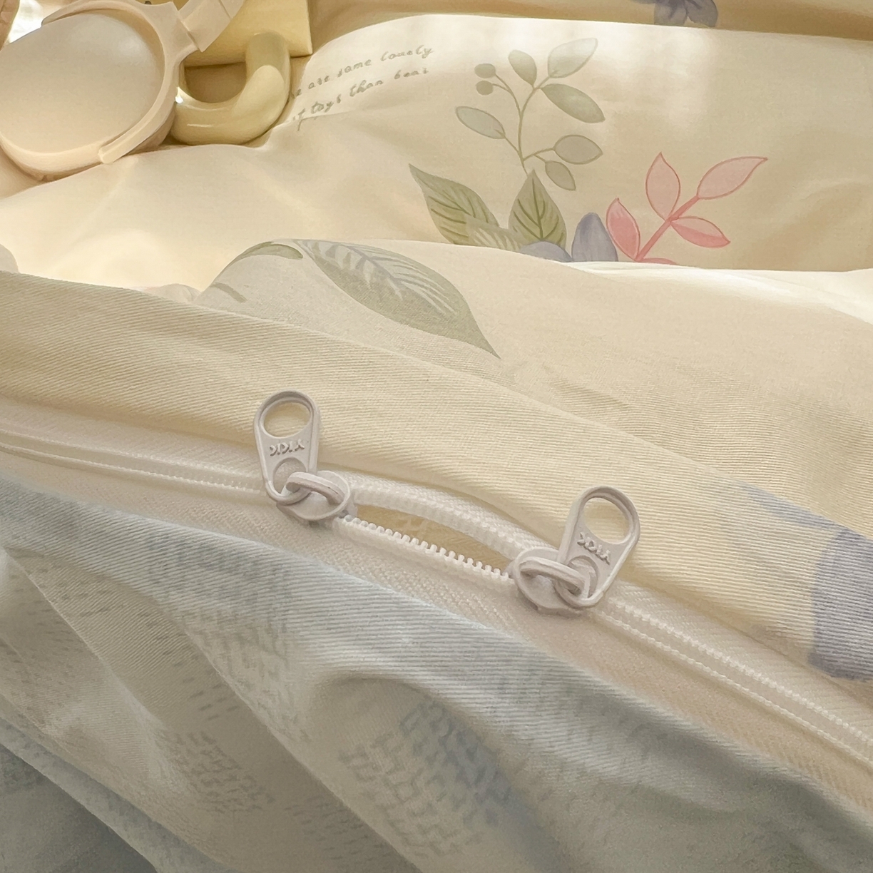 91家纺网 家纺一手货源 找家纺 漫时光 2026新款全棉纯棉印花四件套 花语录