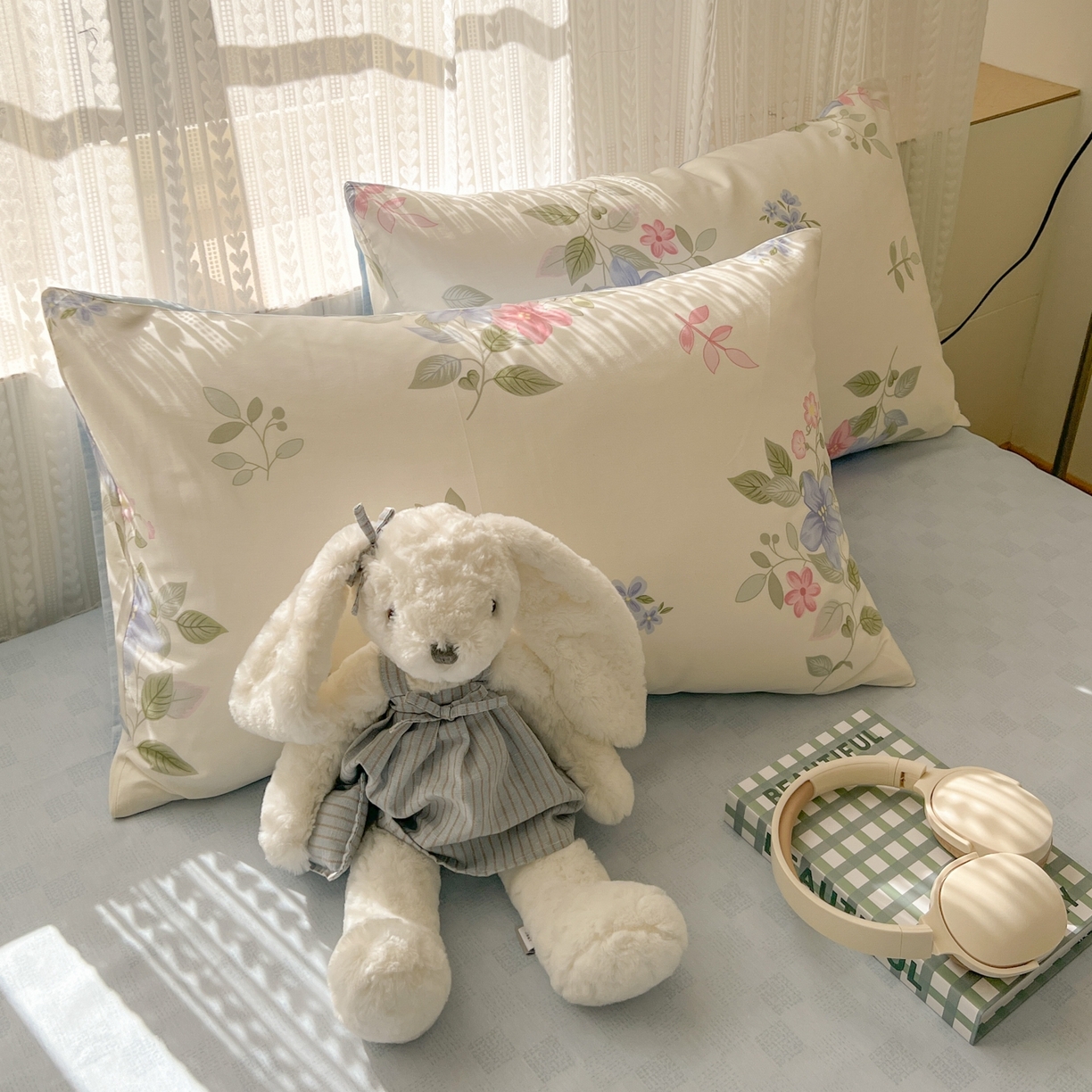 91家纺网 家纺一手货源 找家纺 漫时光 2026新款全棉纯棉印花四件套 花语录