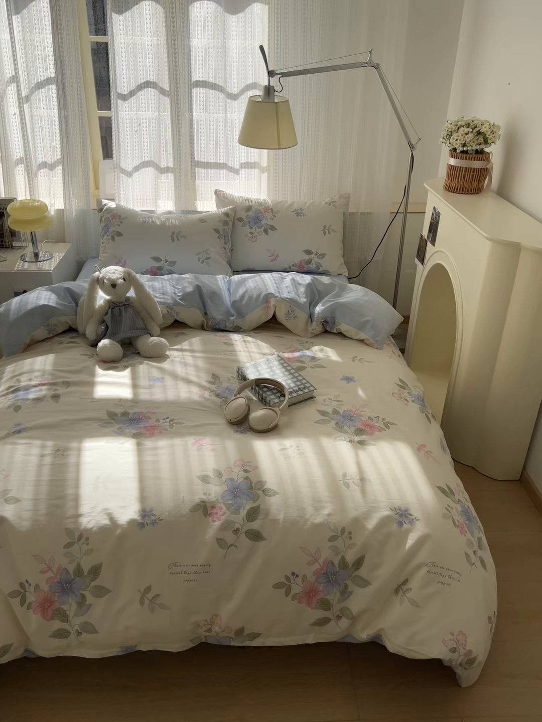 91家纺网 家纺一手货源 找家纺 漫时光 2026新款全棉纯棉印花四件套 花语录