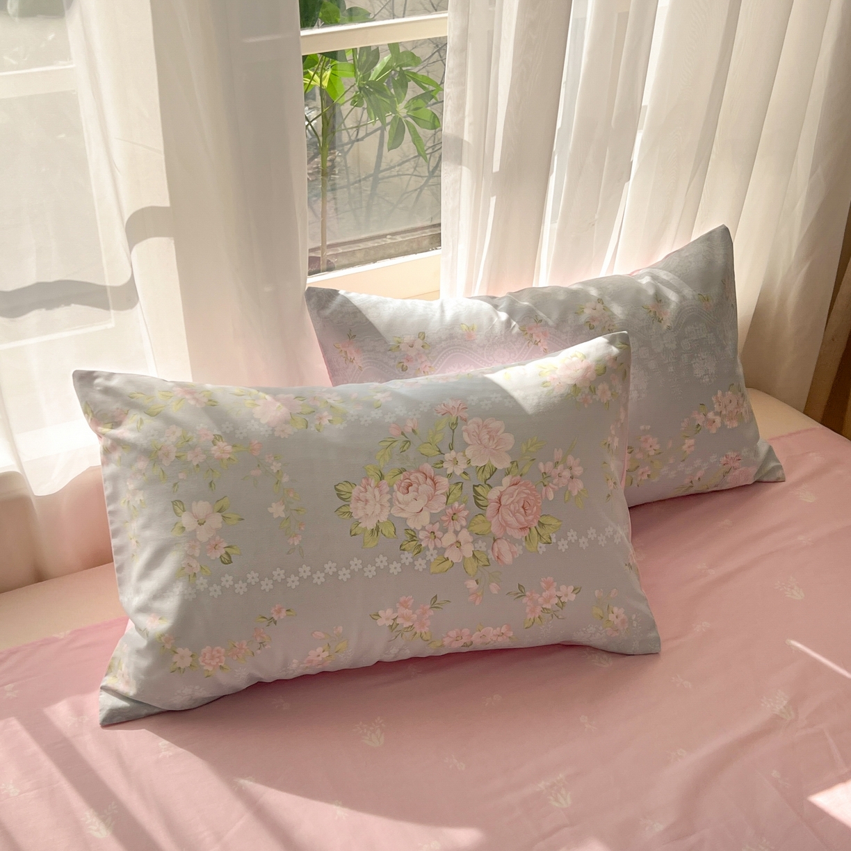 91家纺网 家纺一手货源 找家纺 漫时光 2026新款全棉纯棉印花四件套 魅影