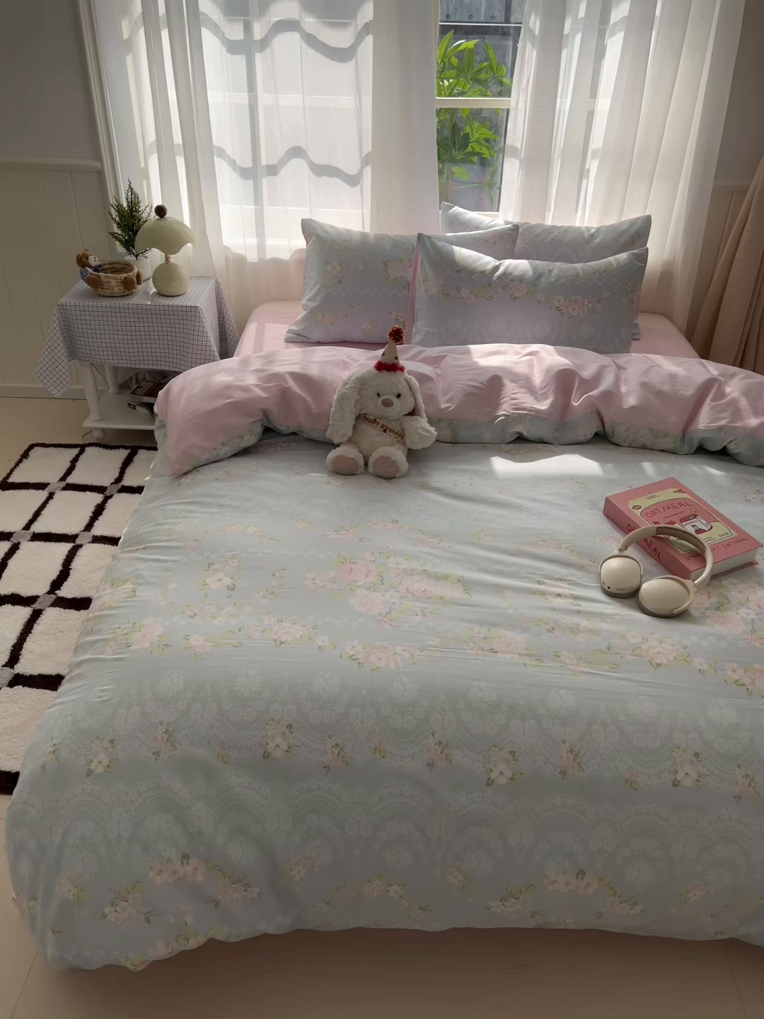 91家纺网 家纺一手货源 找家纺 漫时光 2026新款全棉纯棉印花四件套 魅影