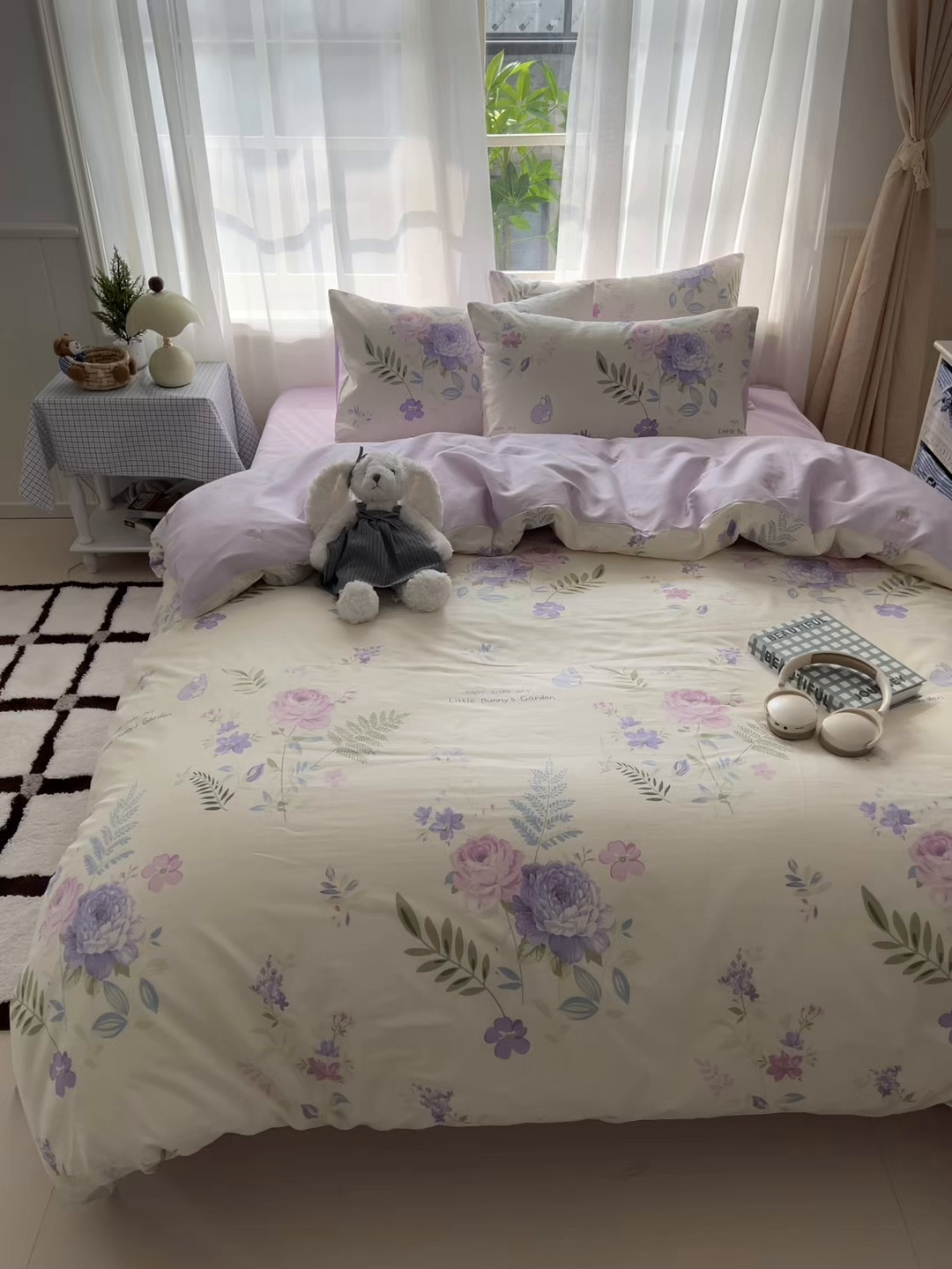 91家纺网 家纺一手货源 找家纺 漫时光 2026新款全棉纯棉印花四件套 莫兰朵