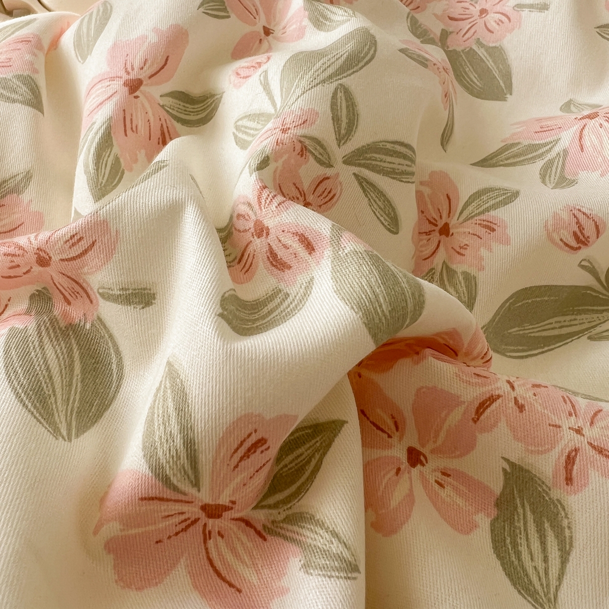 91家纺网 家纺一手货源 找家纺 漫时光 2026新款全棉纯棉印花四件套 南湘