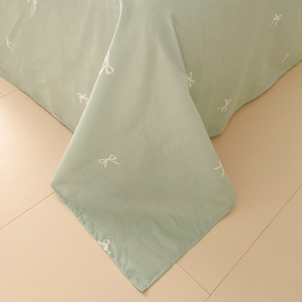 91家纺网 家纺一手货源 找家纺 漫时光 2026新款全棉纯棉印花四件套 青木