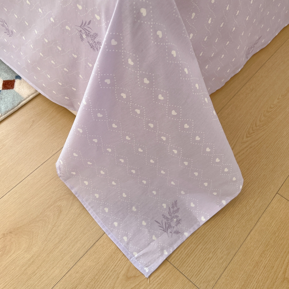 91家纺网 家纺一手货源 找家纺 漫时光 2026新款全棉纯棉印花四件套 清风