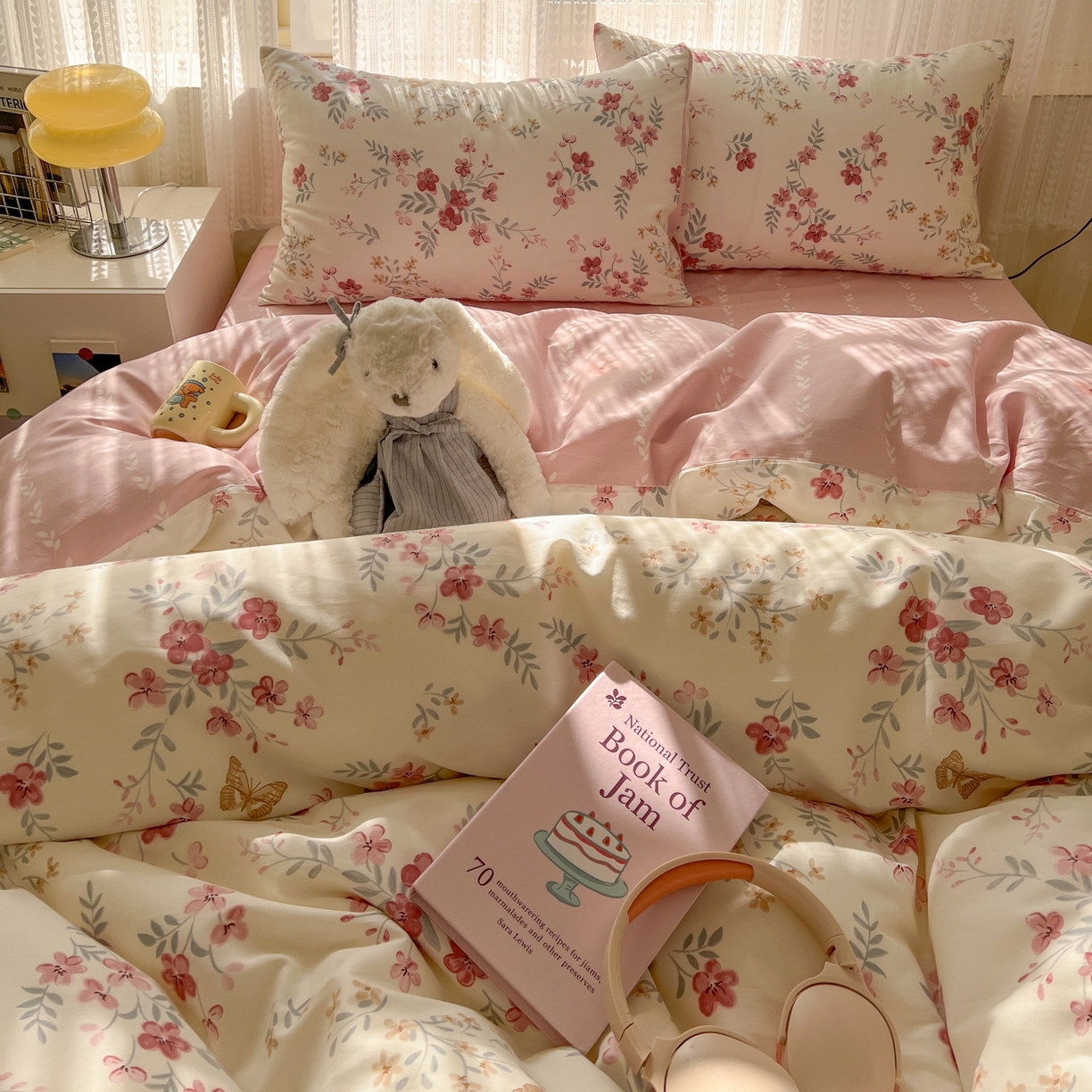 91家纺网 家纺一手货源 找家纺 漫时光 2026新款全棉纯棉印花四件套 寻茉