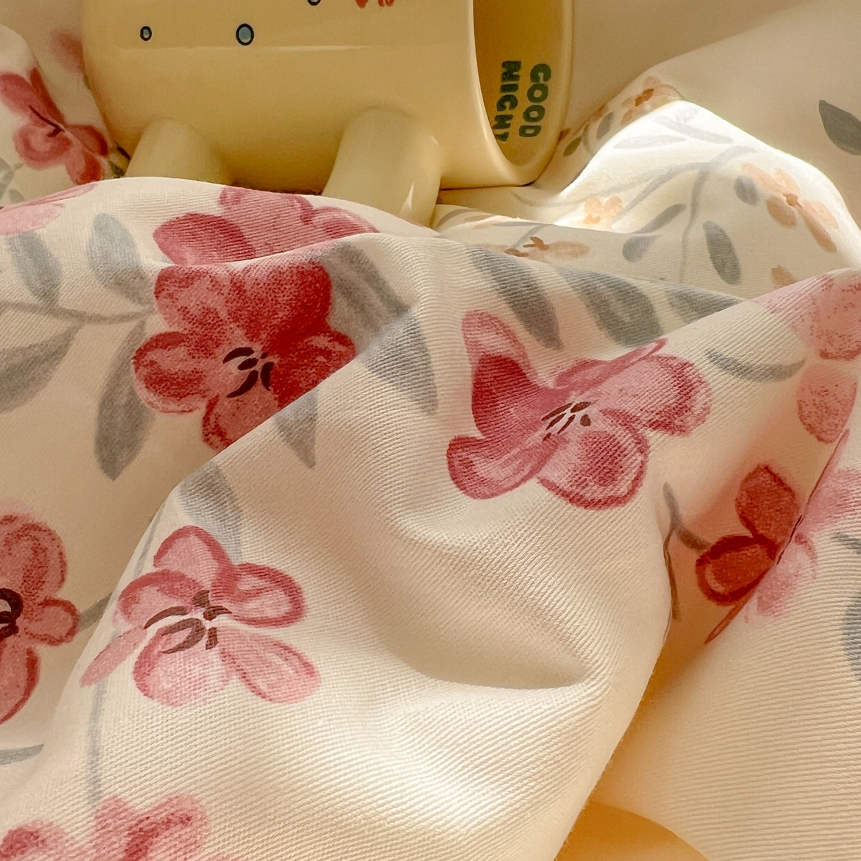 91家纺网 家纺一手货源 找家纺 漫时光 2026新款全棉纯棉印花四件套 寻茉