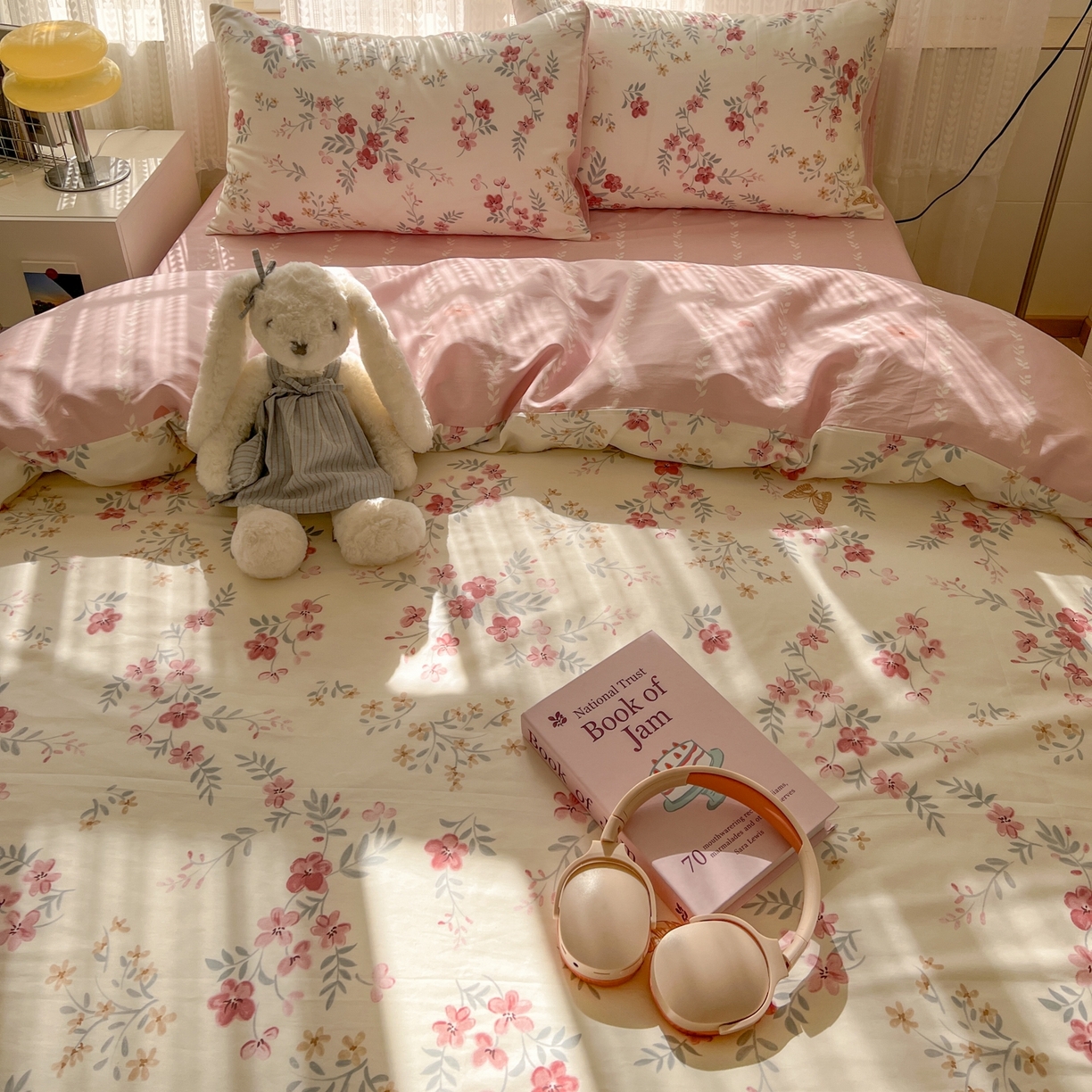 91家纺网 家纺一手货源 找家纺 漫时光 2026新款全棉纯棉印花四件套 寻茉