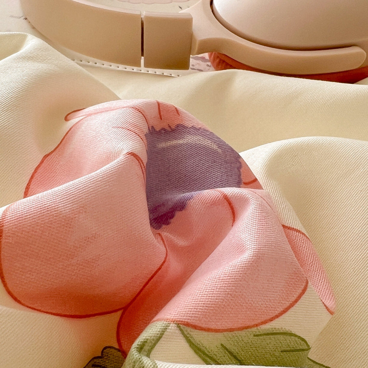 91家纺网 家纺一手货源 找家纺 漫时光 2026新款全棉纯棉印花四件套 郁金香