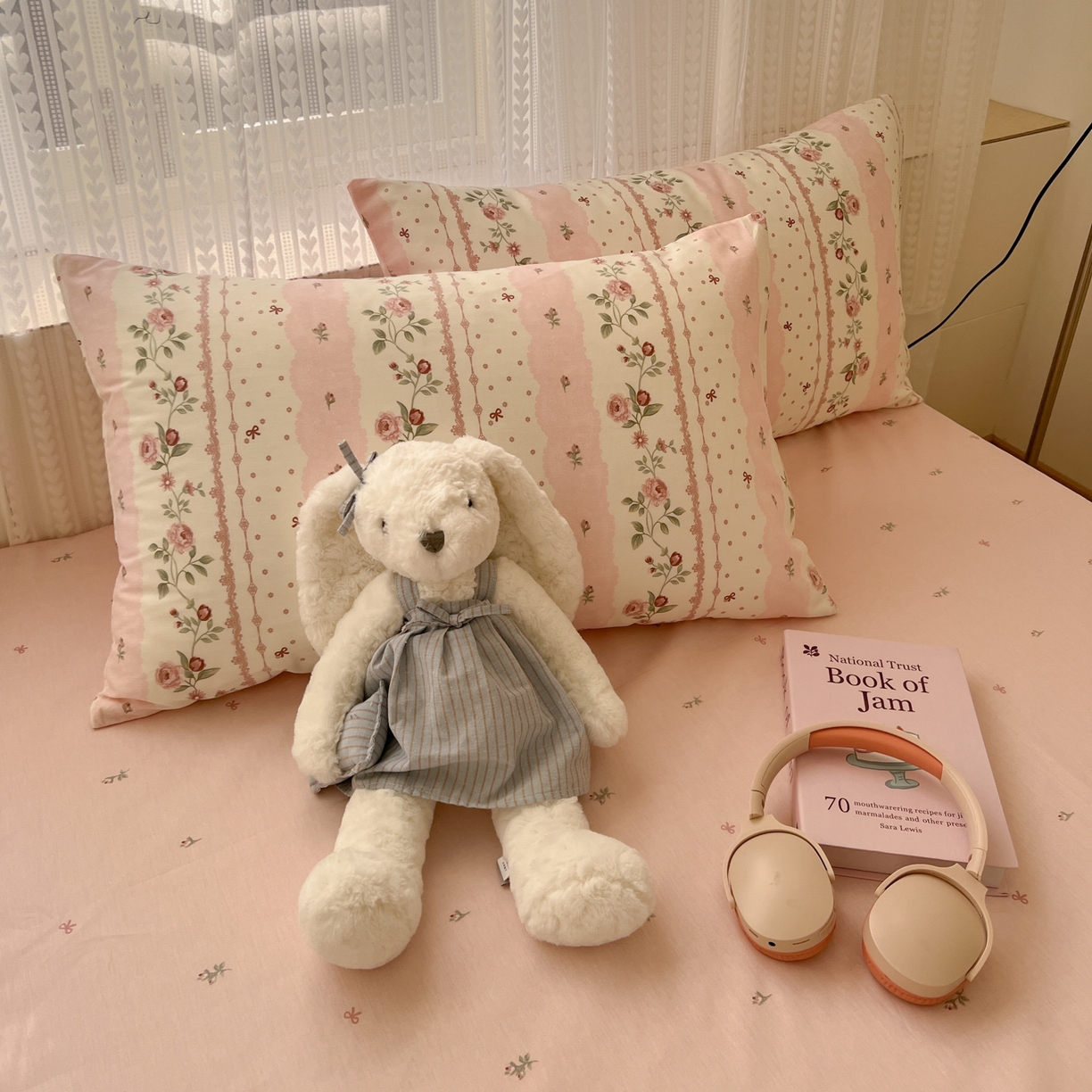 91家纺网 家纺一手货源 找家纺 漫时光 2026新款全棉纯棉印花四件套 知春