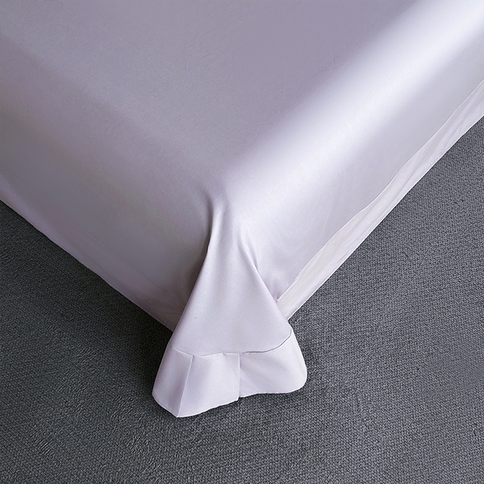 91家纺网 家纺一手货源 找家纺 帛美家纺 2026新款全棉纯棉轻奢绣花四件套 花柔-罗兰紫