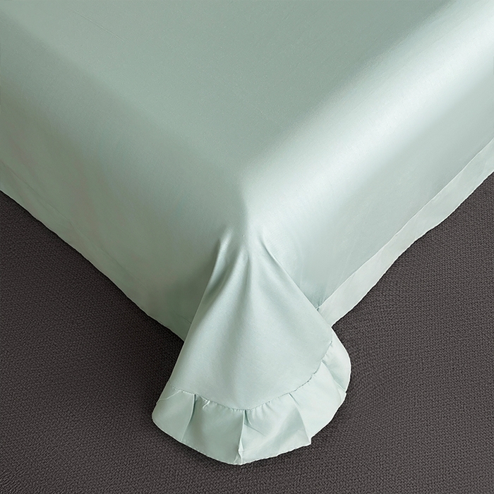 91家纺网 家纺一手货源 找家纺 帛美家纺 2026新款全棉纯棉轻奢绣花四件套 莱雅-浅石兰